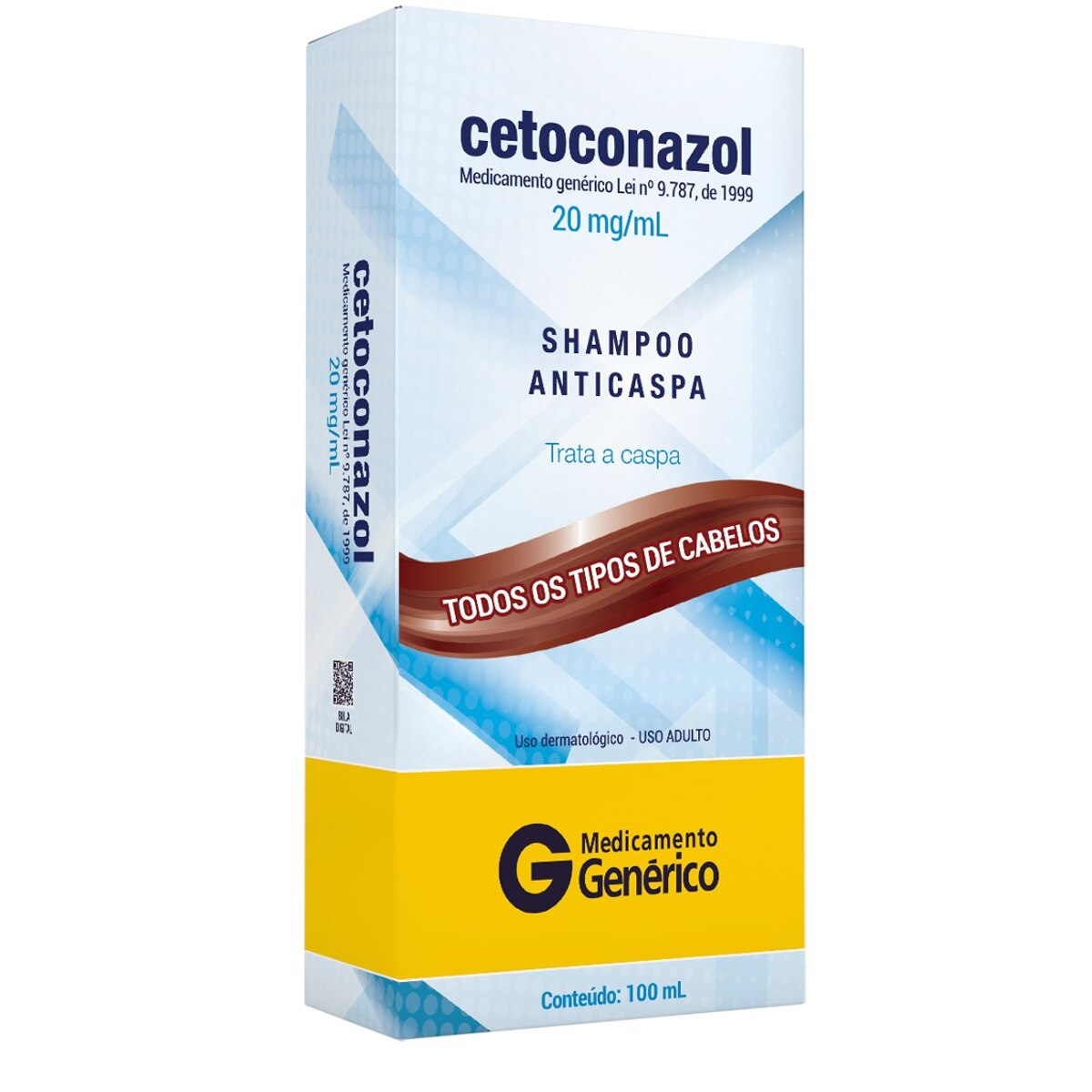 Cetoconazol Shampoo 20mg 100ml Cimed Generico